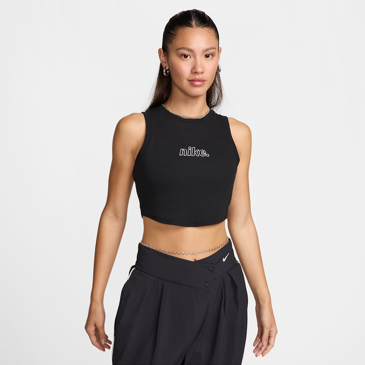 Nike Sportswear Chill Knit Women's Cropped Mini-Rib Tank Top