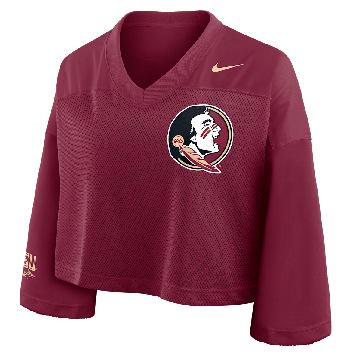 Florida State Jersey Florida State Jersey Women's Nike Dri-FIT College Cropped Top