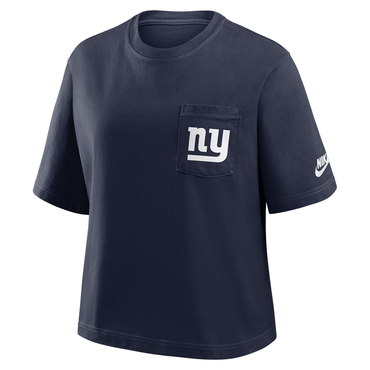 New York Giants Rewind Pocket Boxy New York Giants Rewind Pocket Boxy Women's Nike NFL T-Shirt