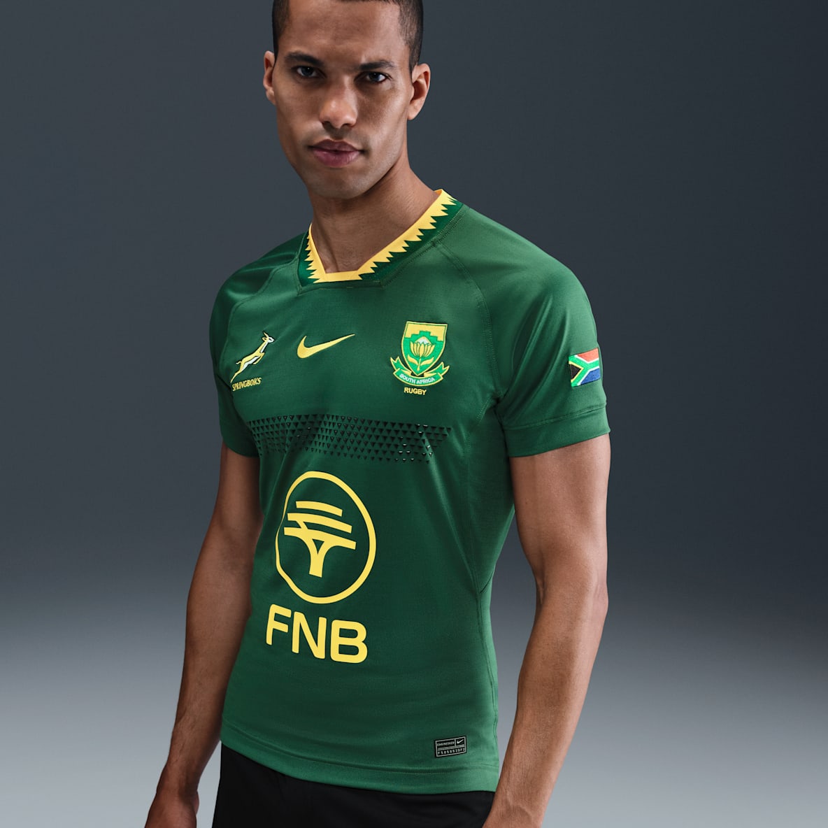 Springboks 2025/26 Match Domicile Springboks 2025/26 Match Domicile Maillot de rugby Authentic Nike pour homme