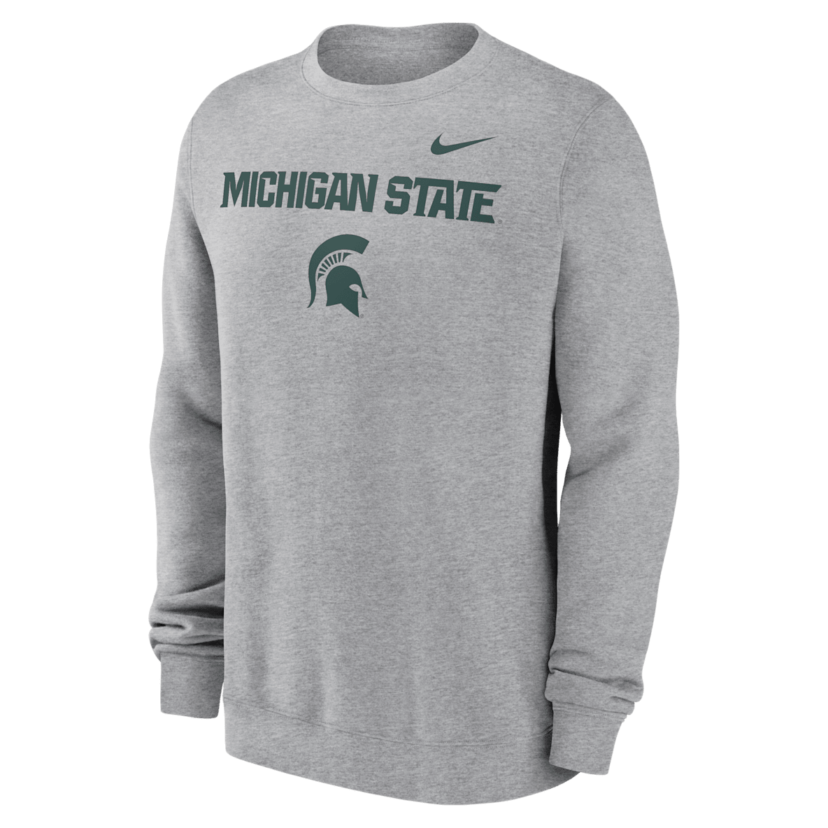 Michigan State Spartans Primetime Primary Stack Michigan State Spartans Primetime Primary Stack Men's Nike College Pullover Crew
