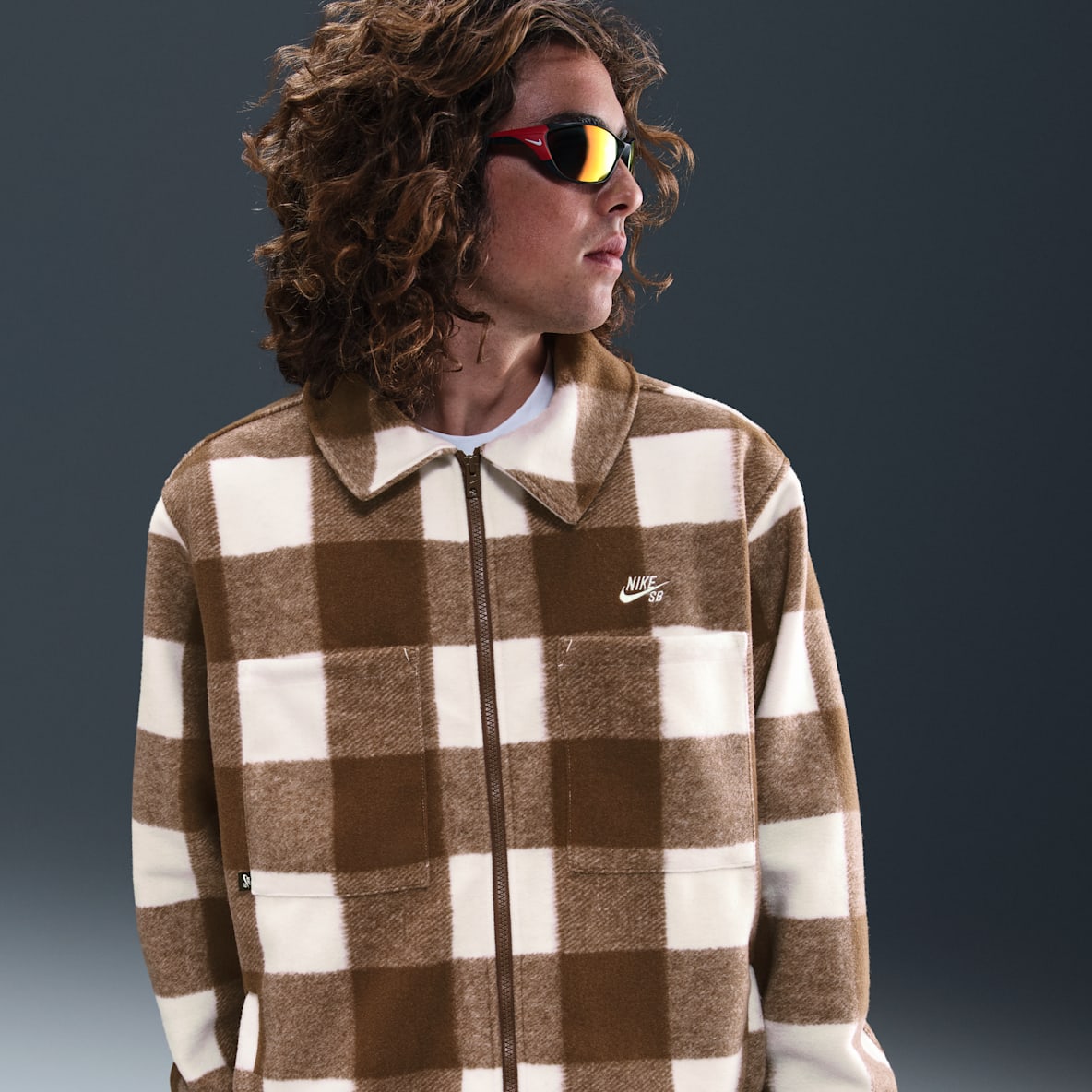 Nike SB Nike SB Chamarra tipo camisa de skateboarding Essential