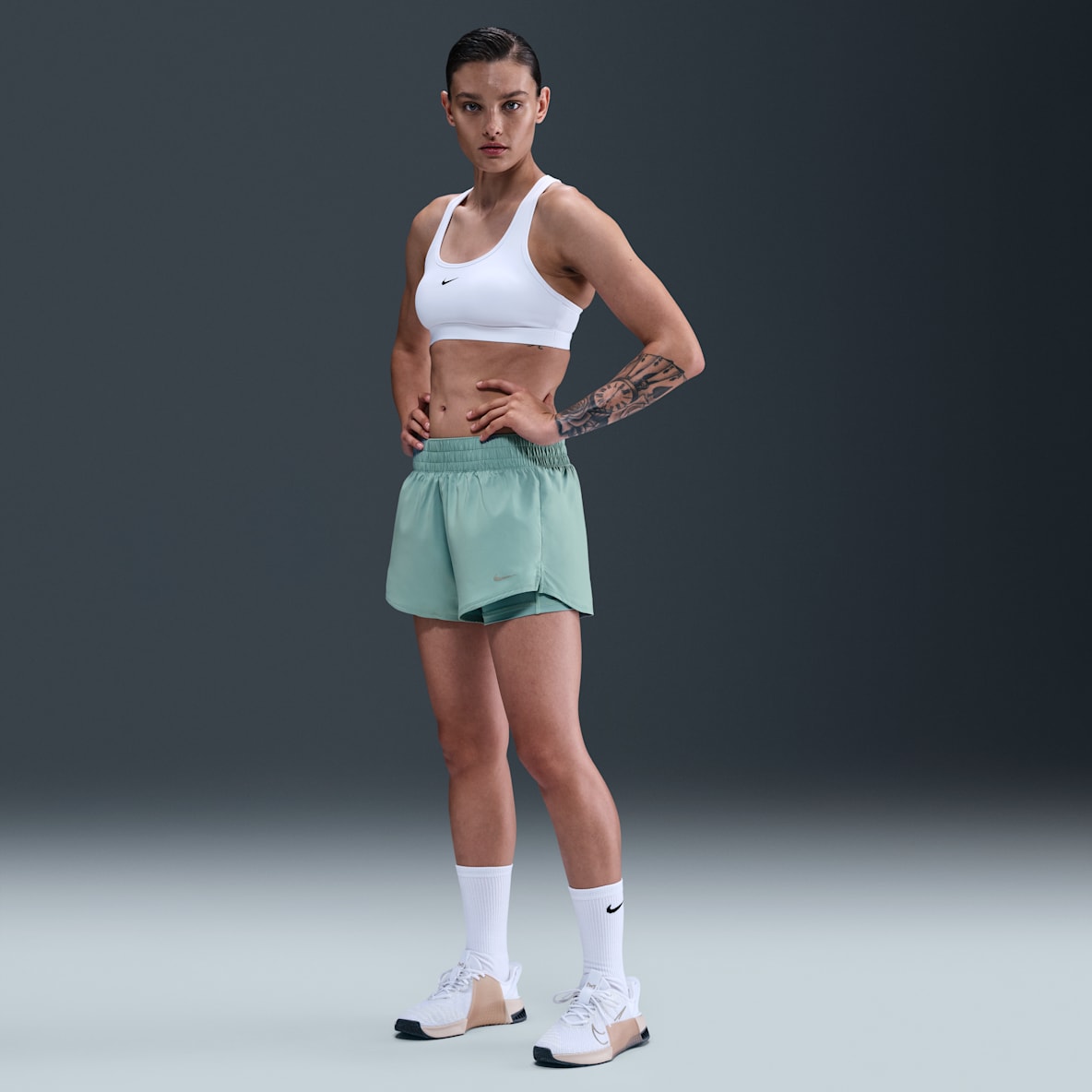 Nike One Nike One Women's Dri-FIT Mid-Rise 8cm (approx.) 2-in-1 Shorts