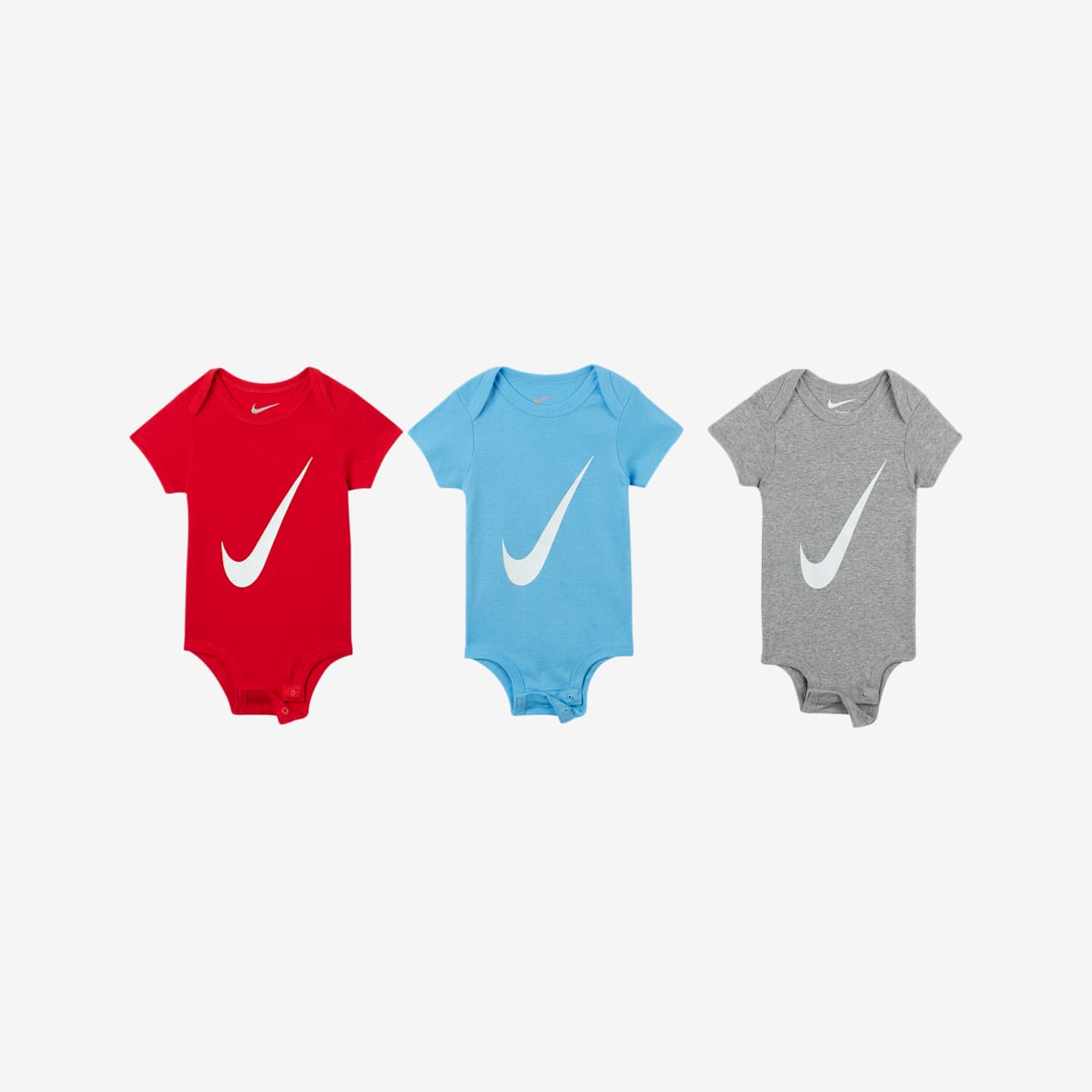 Nike Nike Σετ ολόσωμα κορμάκια για βρέφη (0-6M) (τρία τεμάχια)