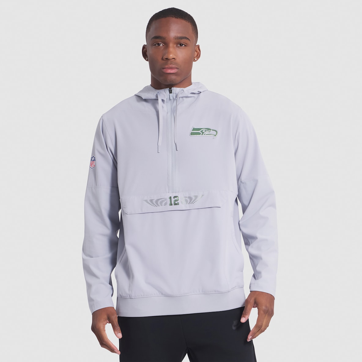 Seattle Seahawks Rivalries Collection Sideline Anorak Seattle Seahawks Rivalries Collection Sideline Anorak Men's Nike NFL 1/2-Zip Hooded Jacket