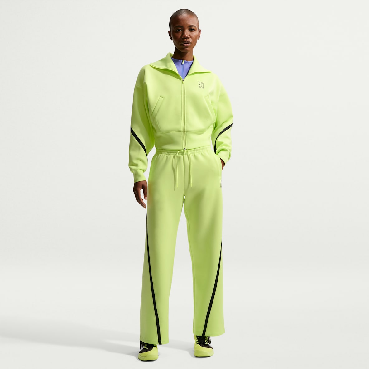 Nike Advantage Dri-FIT tennisbukse med mellomhøyt liv til dame