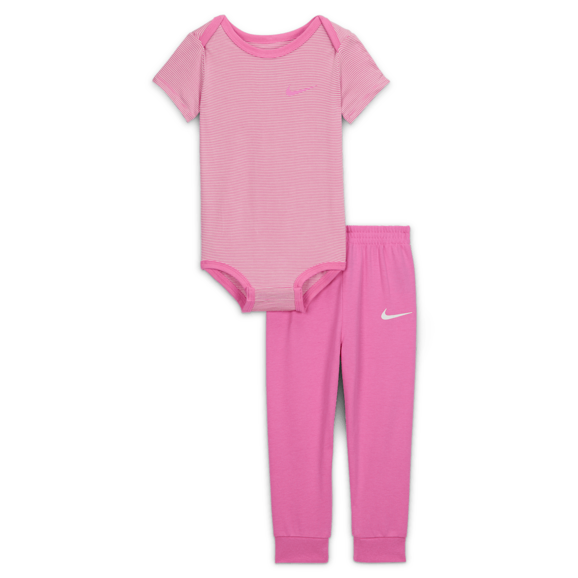 Nike Nike Baby (12-24M) Striped Bodysuit and Joggers Set