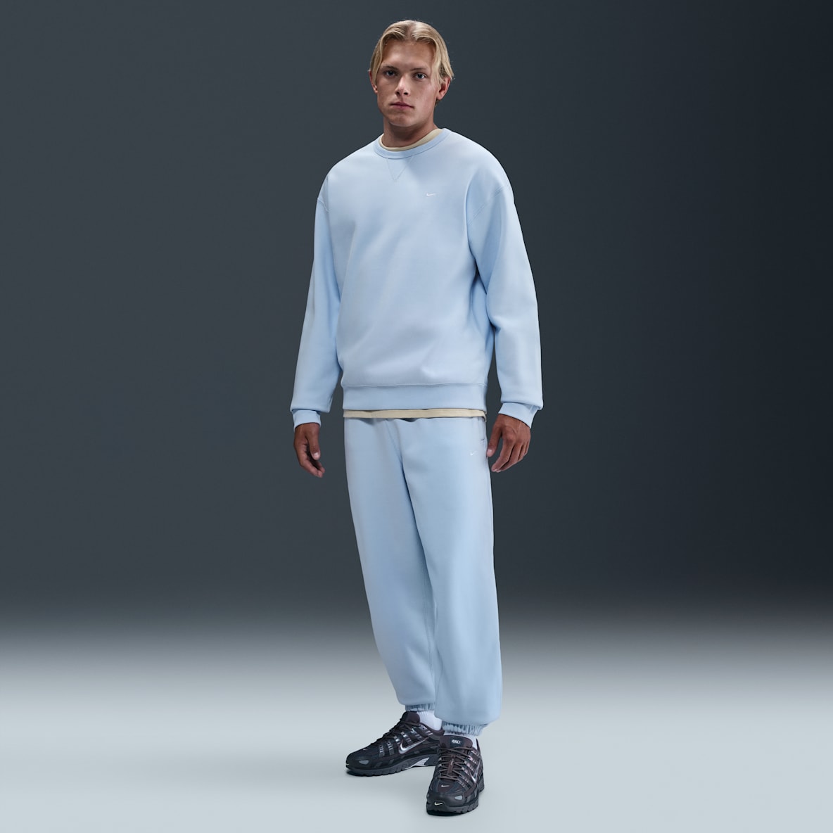 Nike Solo Swoosh Nike Solo Swoosh Fleecebukse med mansjetter til herre