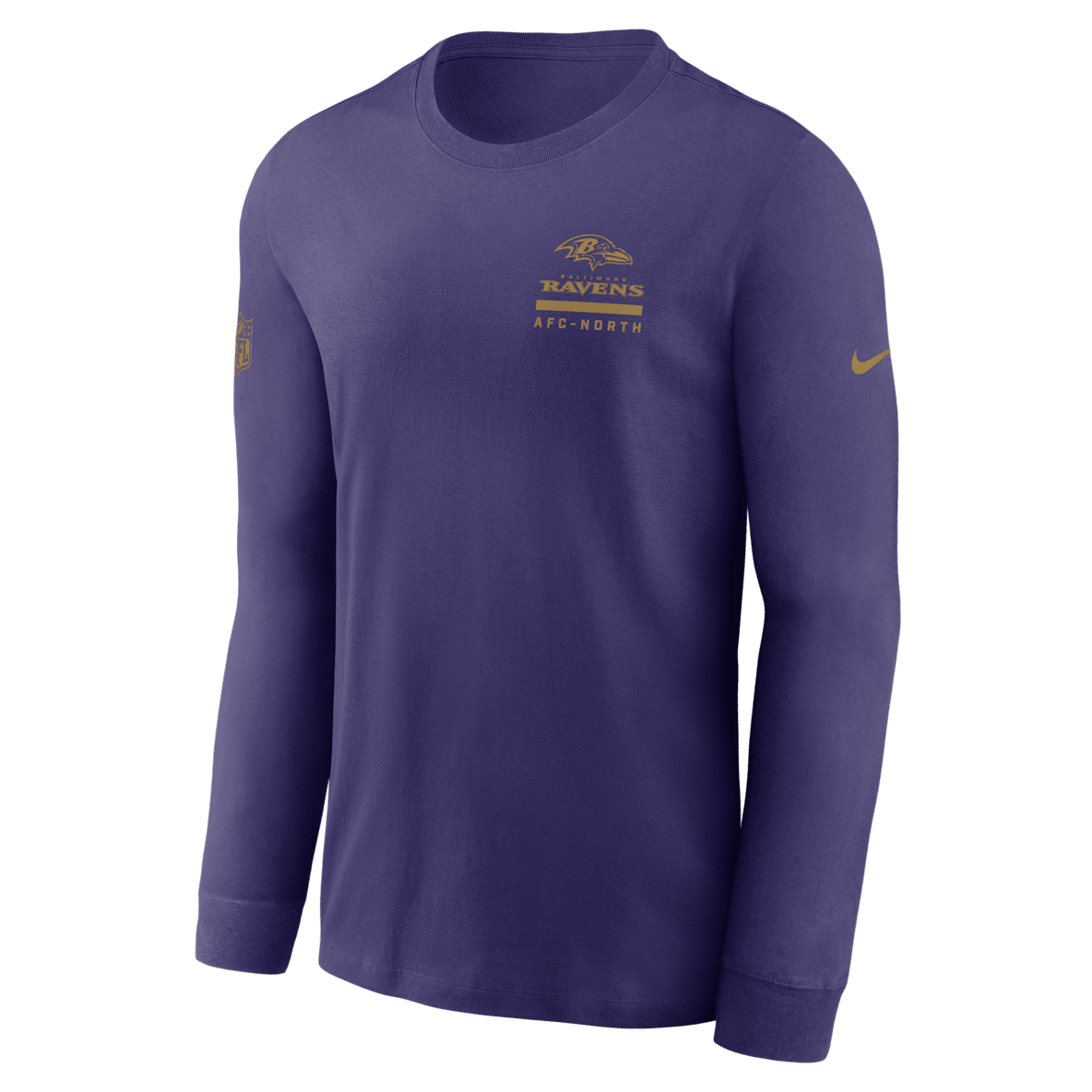 Baltimore Ravens Sideline Team Issue Baltimore Ravens Sideline Team Issue Men's Nike Dri-FIT NFL Long-Sleeve T-Shirt
