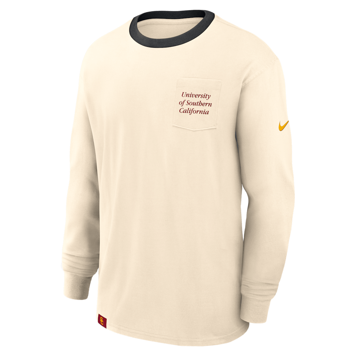 USC Athletic Prep Max90 Pocket Logo USC Athletic Prep Max90 Pocket Logo Men's Nike College Long-Sleeve T-Shirt