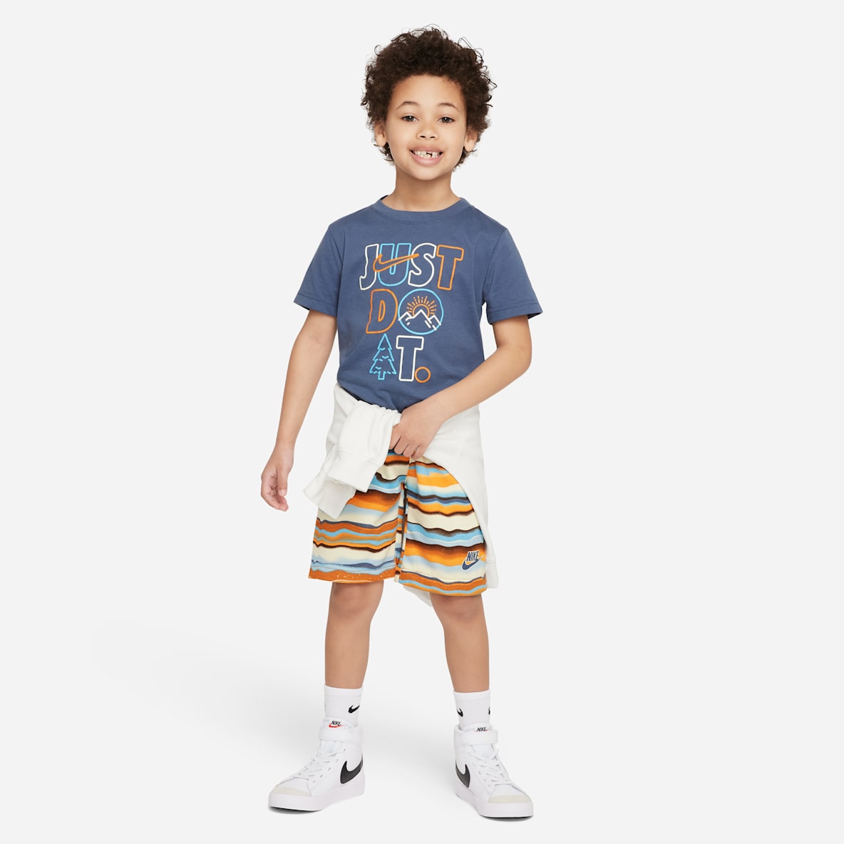 Nike Sportswear "Leave No Trace" Printed Shorts Set Nike Sportswear "Leave No Trace" Printed Shorts Set Younger Kids' 2-piece Set