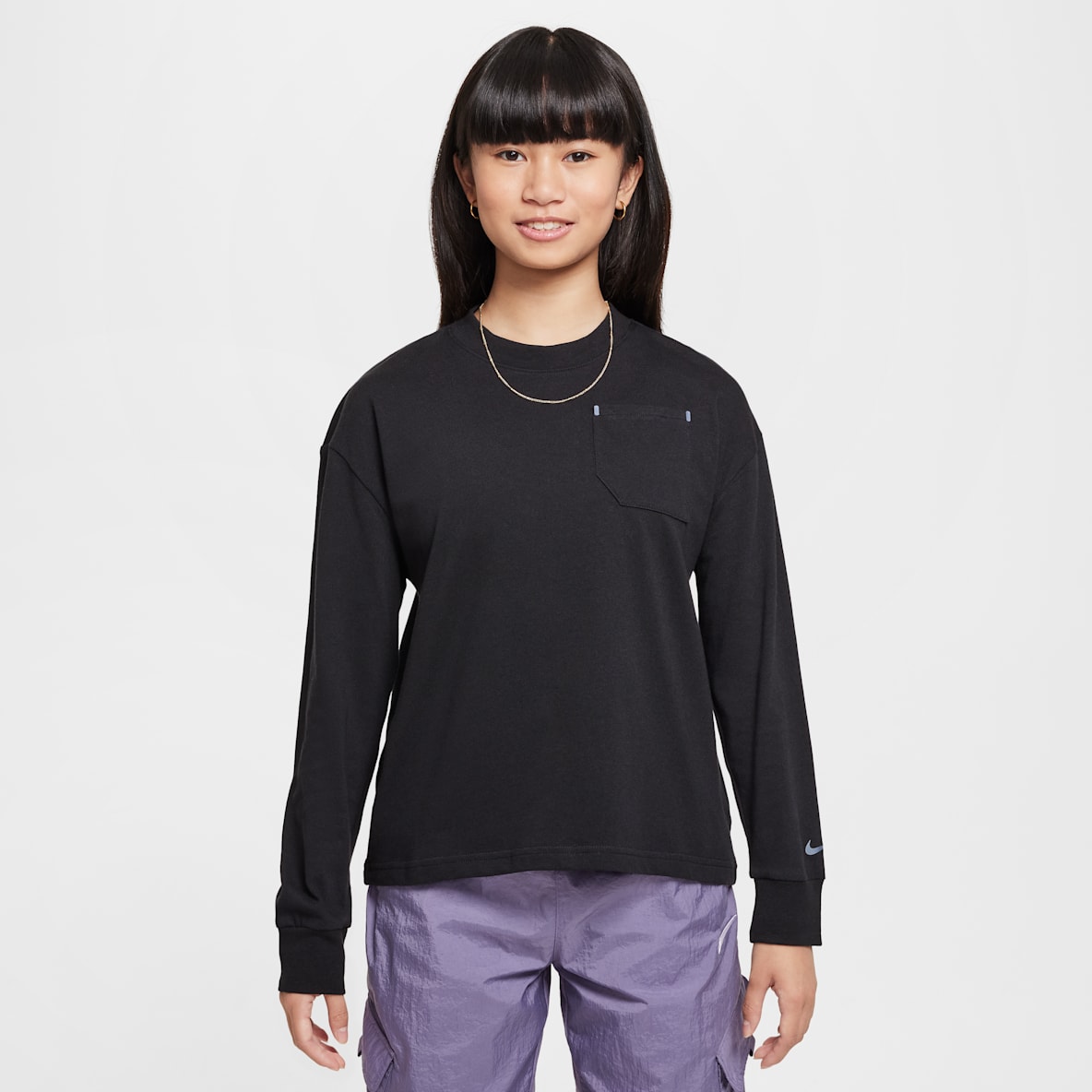 Nike Sportswear City Utility Nike Sportswear City Utility Big Kids' Long-Sleeve Top