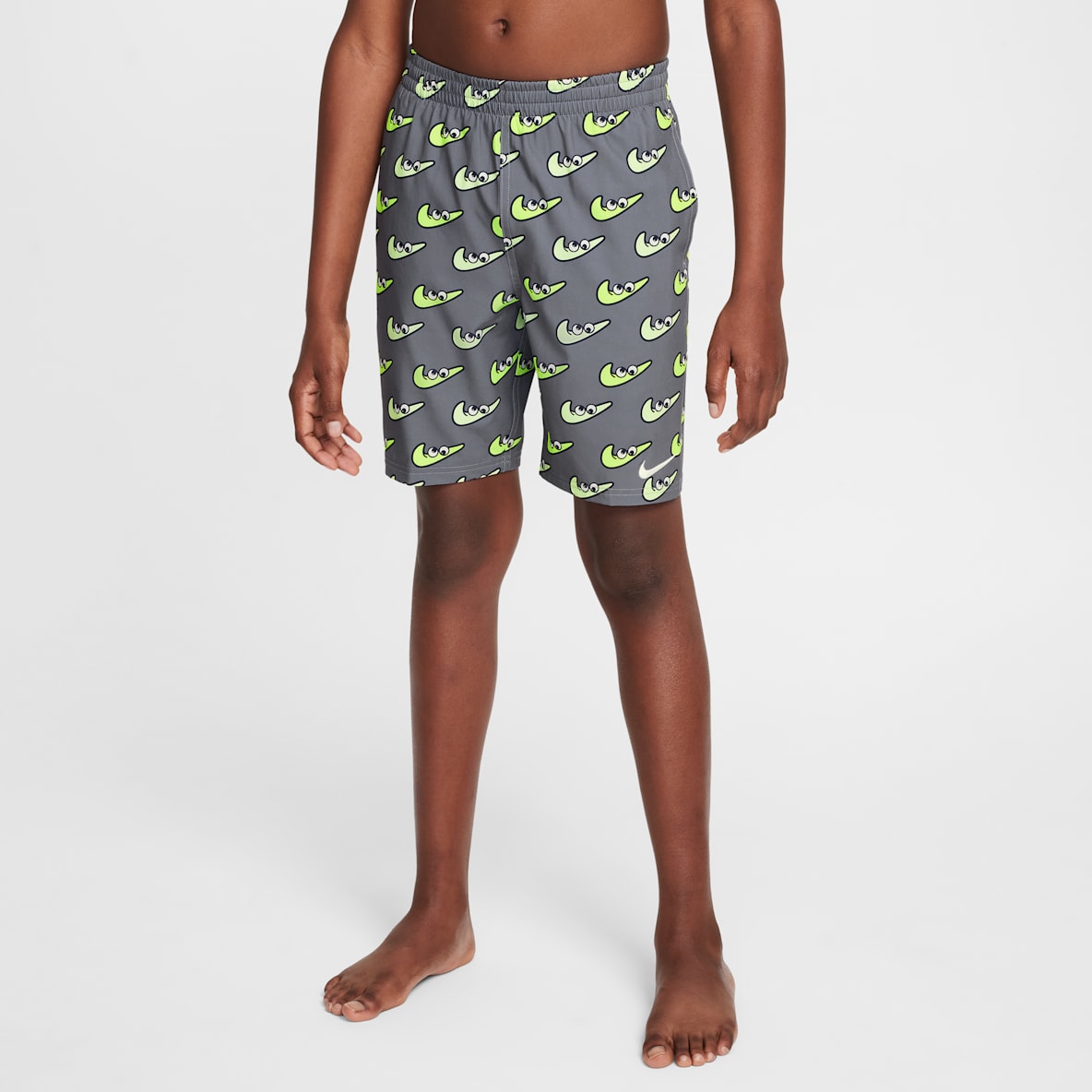 Nike Swim Breaker Shorts de voleibol de 18 cm con forro de ropa interior para niño talla grande