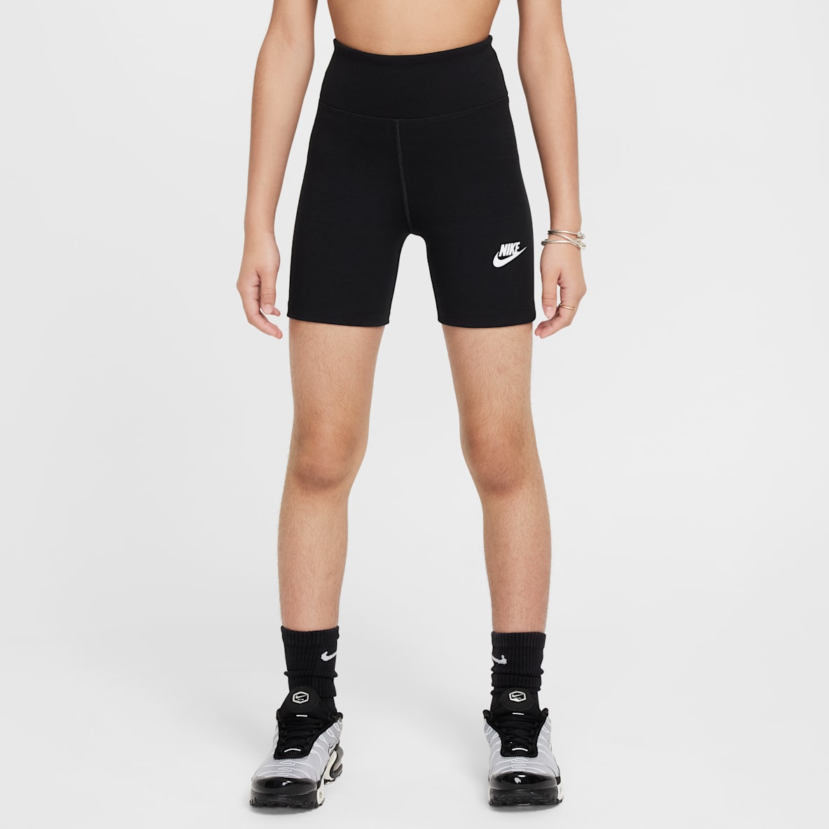 Nike Sportswear Classic Nike Sportswear Classic Girls' High-Waisted 12.5cm (approx.) Biker Shorts