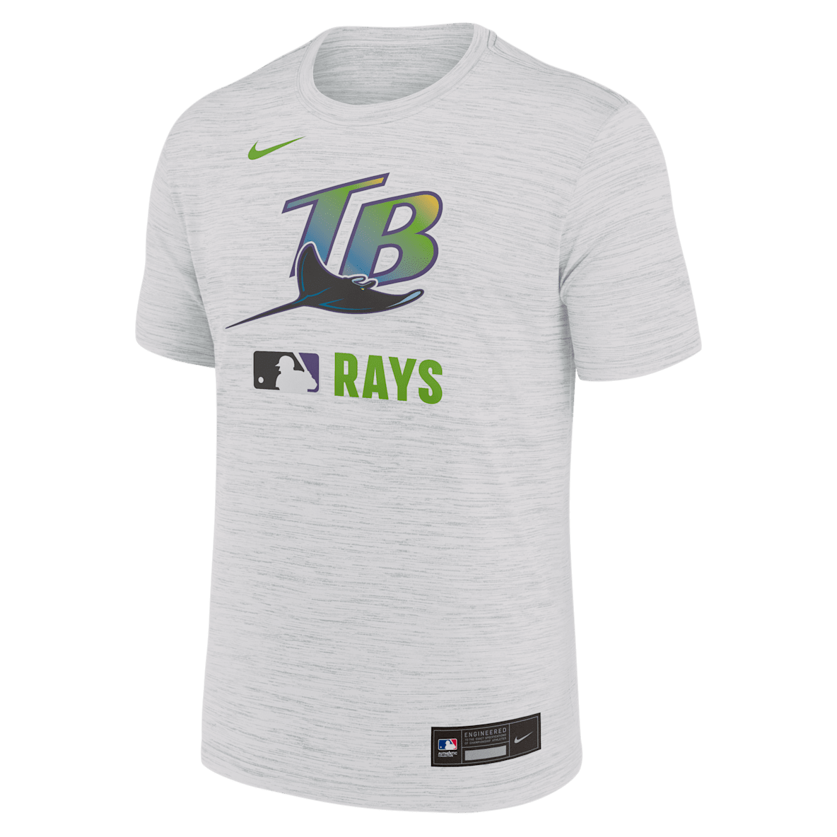 Tampa Bay Rays Authentic Collection Velocity Tampa Bay Rays Authentic Collection Velocity Playera Nike Dri-FIT de la MLB para hombre