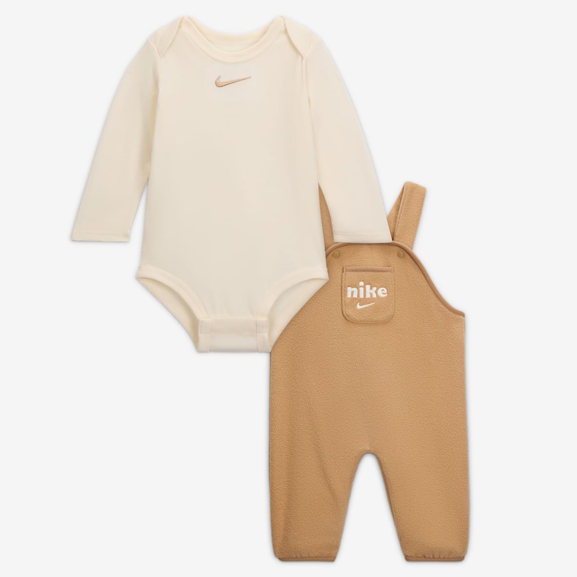 ナイキ ナイキ ベビー プラッシュ フリース オーバーオール ツーピース セット