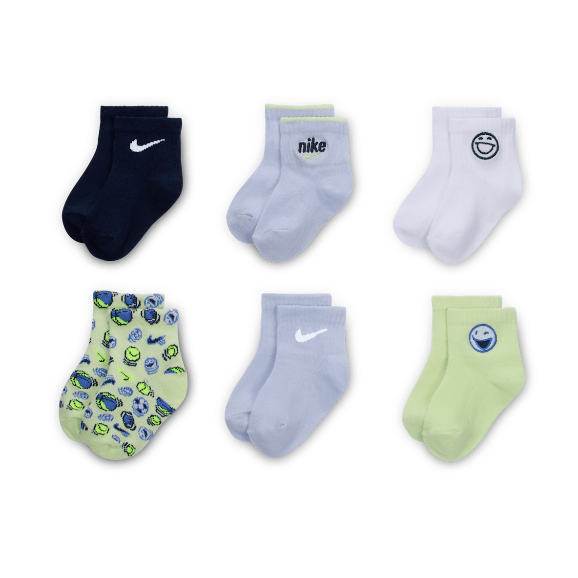 Nike Play For All Nike Play For All Calcetines para bebé (0 a 9 meses) e infantiles (6 pares)