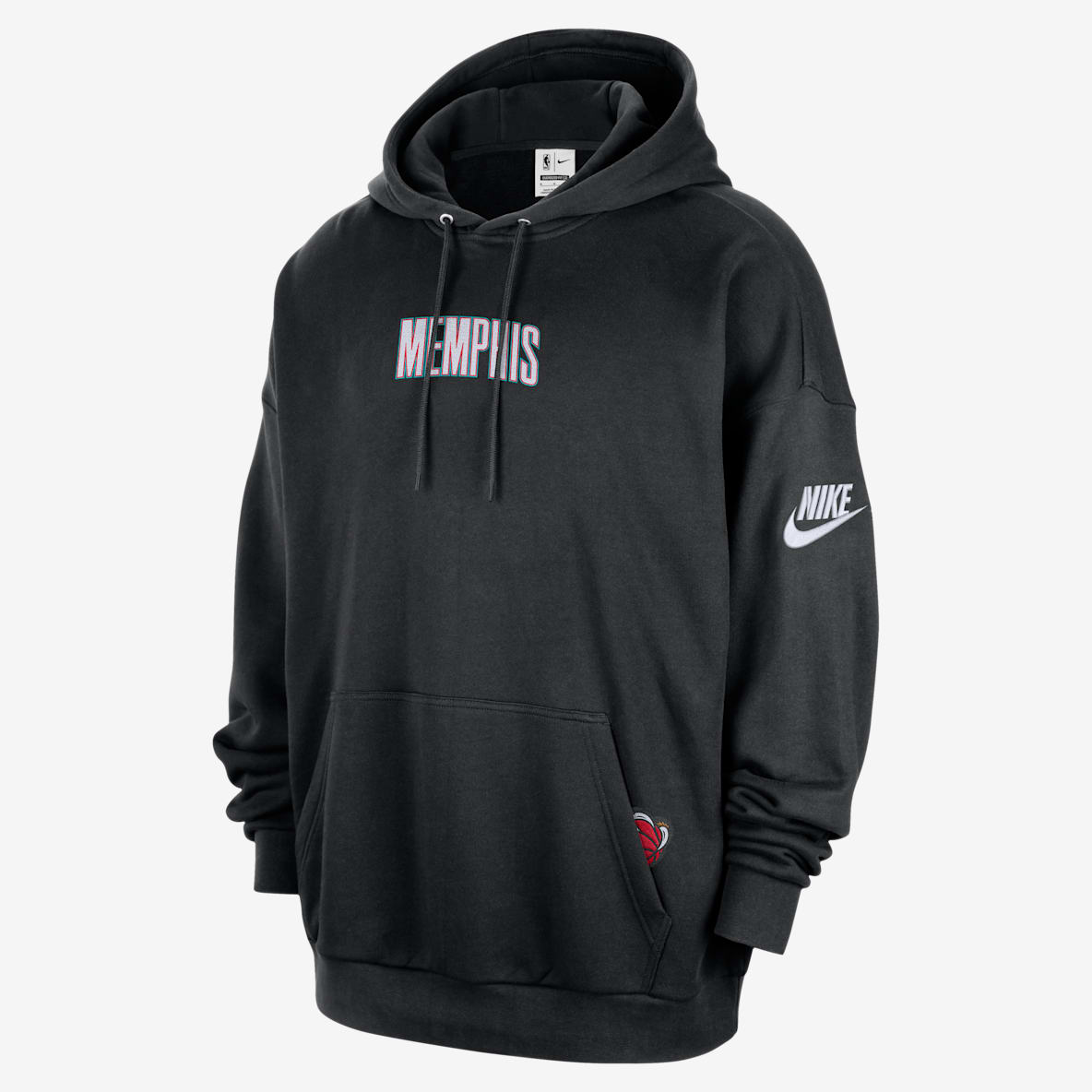 Memphis Grizzlies 2025/26 Hardwood Classics Men's Nike Club NBA Premium Pull-Over Hoodie