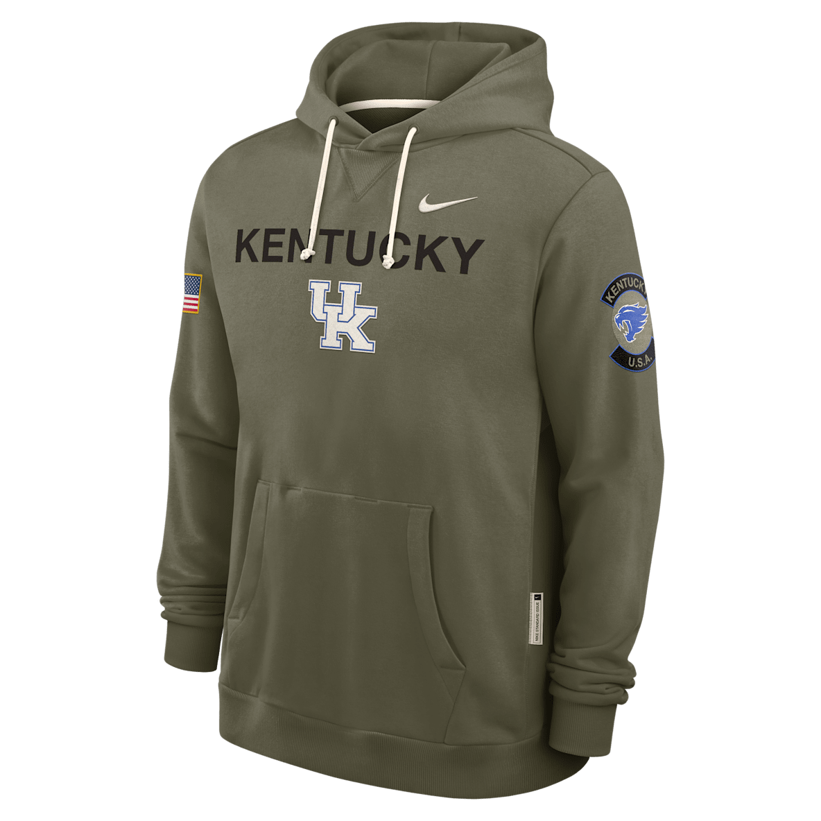 Kentucky 2025 Military Appreciation Kentucky 2025 Military Appreciation Men's Nike Dri-FIT College Pullover Hoodie