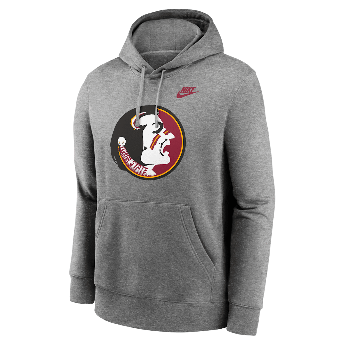 Florida State Seminoles Legacy Club Primary Logo Florida State Seminoles Legacy Club Primary Logo Men's Nike College Pullover Hoodie