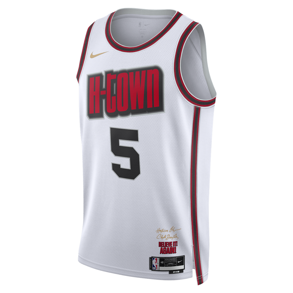 Fred VanVleet Houston Rockets 2024/25 City Edition Jersey Nike Dri-FIT de la NBA Swingman para hombre