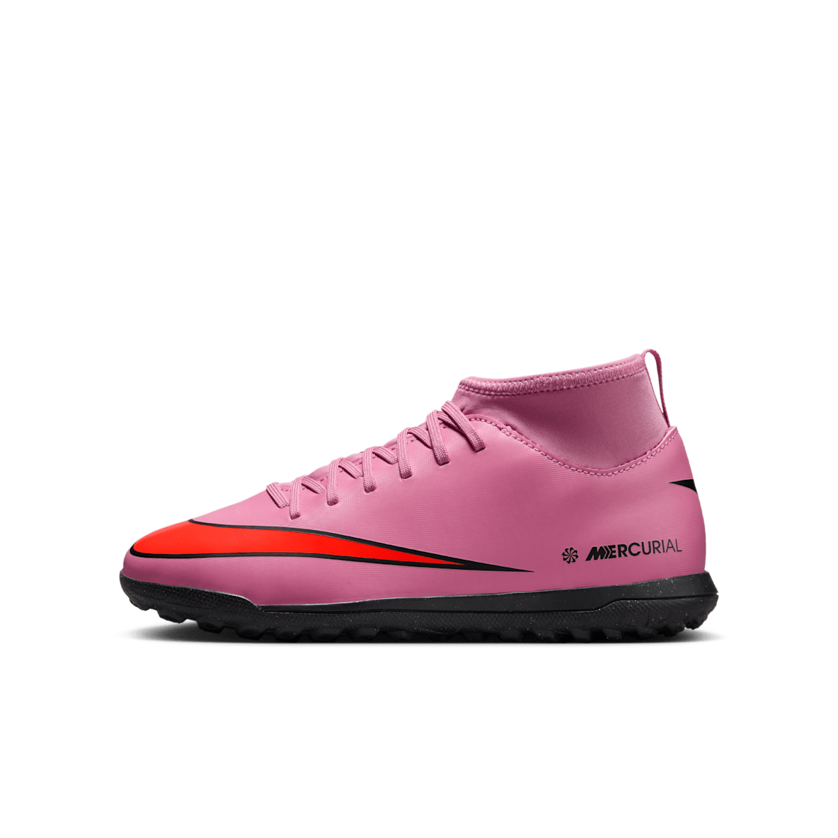 Nike Jr. Mercurial Superfly 10 Club Nike Jr. Mercurial Superfly 10 Club TF magas szárú futballcipő gyerekeknek/nagyobb gyerekeknek