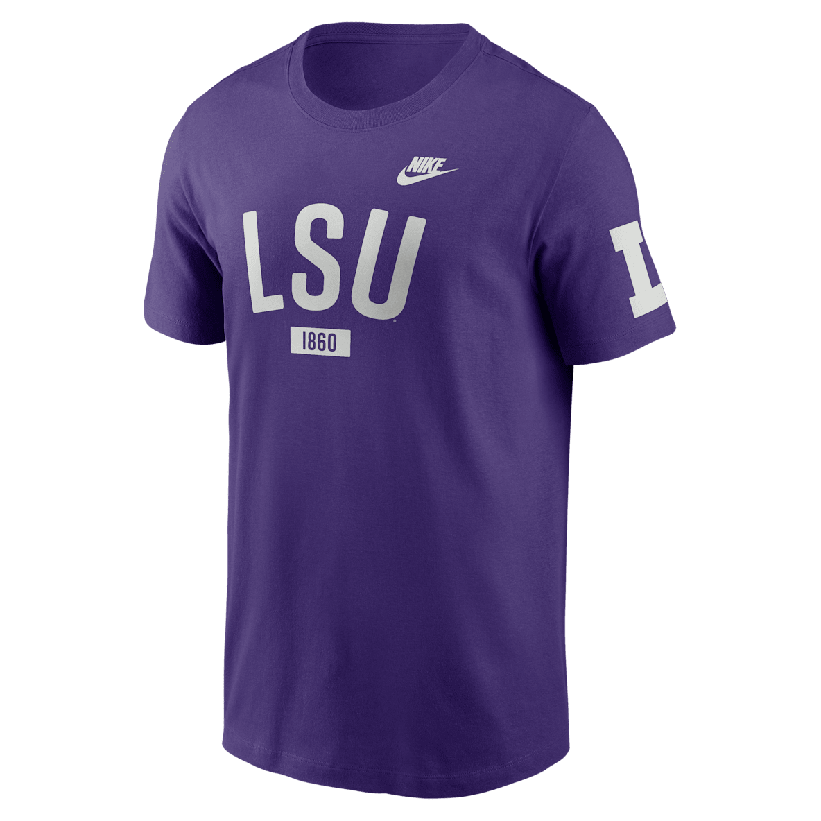 LSU Legacy Arch 2-Hit LSU Legacy Arch 2-Hit Men's Nike College T-Shirt