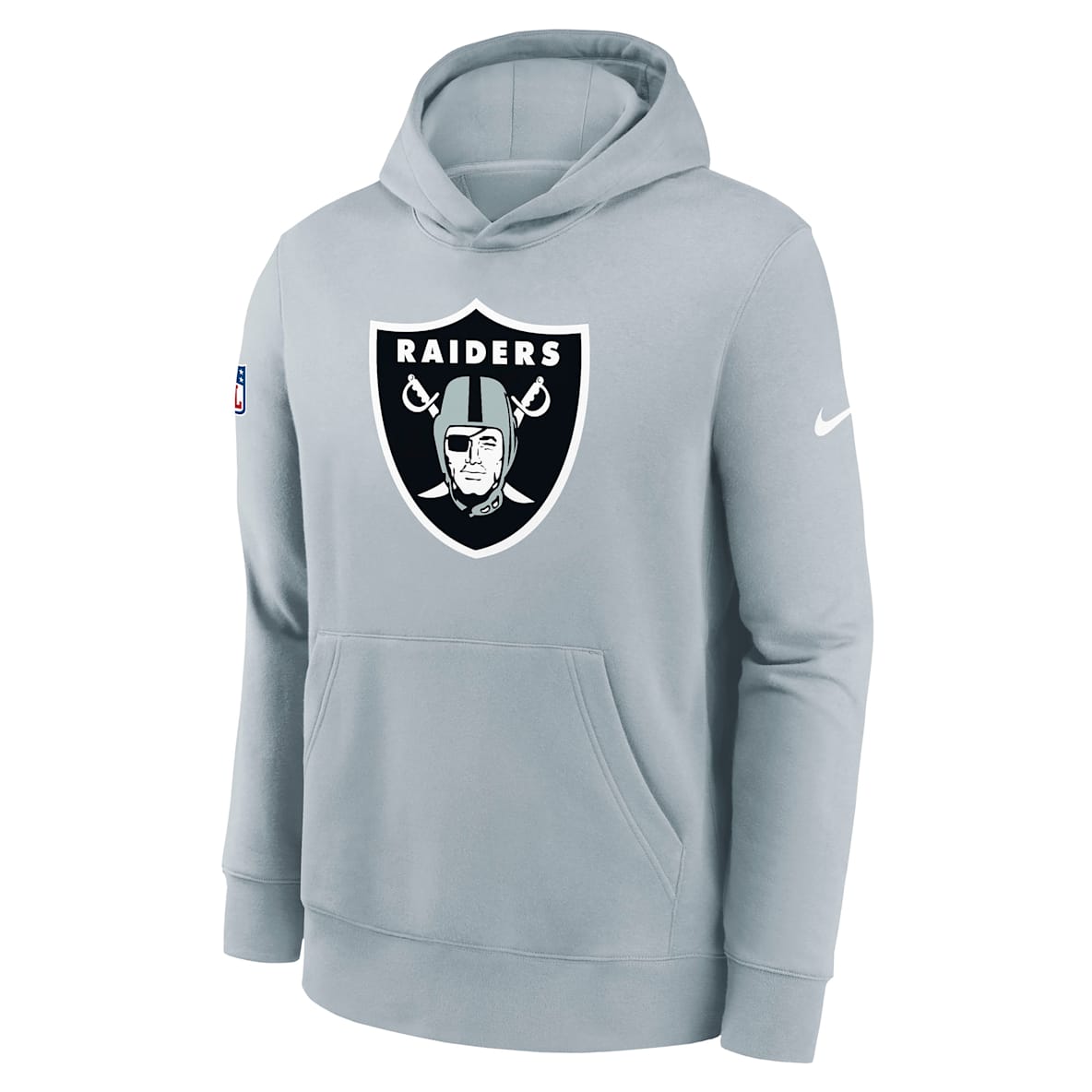 Las Vegas Raiders Sideline Club Las Vegas Raiders Sideline Club Big Kids' Nike NFL Pullover Hoodie