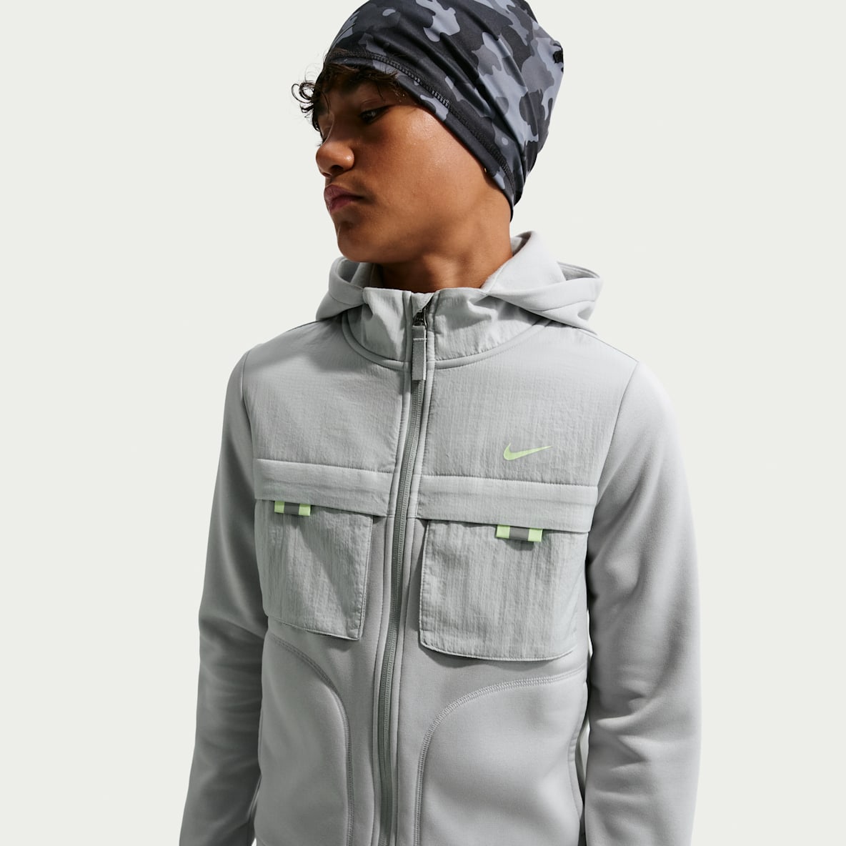 Nike Sportswear City Utility Big Kids' Full-Zip Hoodie