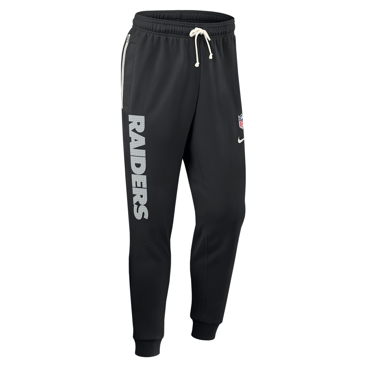 Las Vegas Raiders Ground Game Sideline Las Vegas Raiders Ground Game Sideline Pants Nike Dri-FIT de la NFL de pierna entallada para hombre