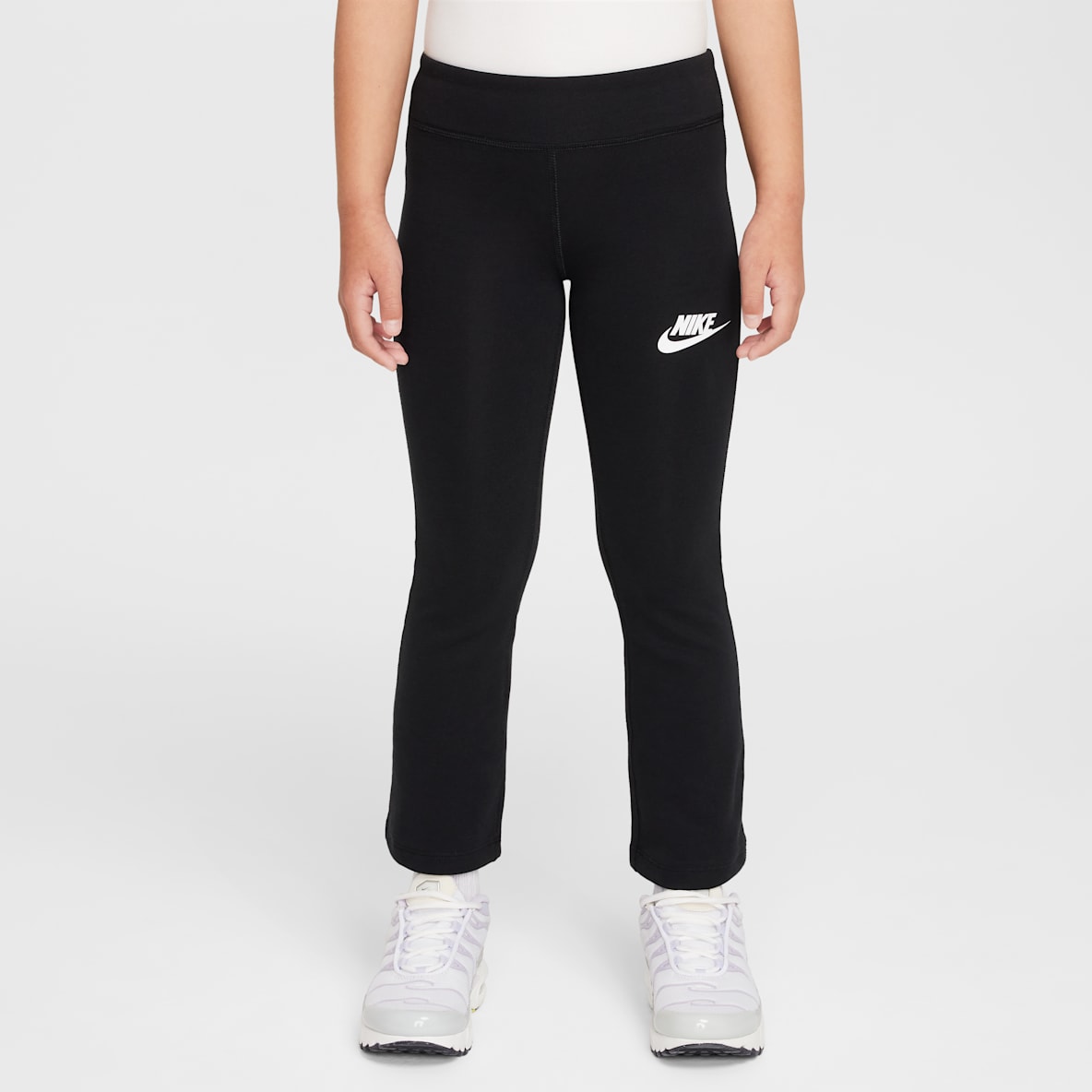 Nike Dri-FIT-Leggings mit ausgestelltem Bein (jüngere Kinder)