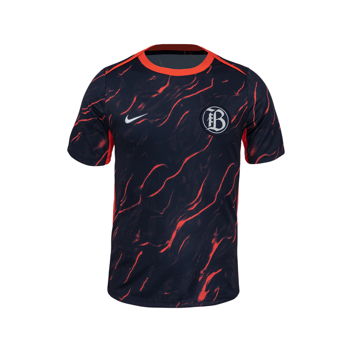 Bay FC 2025 Bay FC 2025 Men's Nike NWSL Short-Sleeve Pre-Match Top