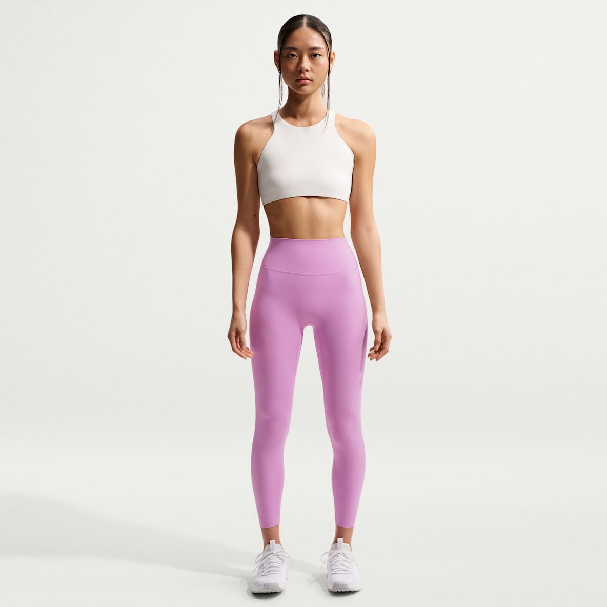 나이키 젠비 여성 하이웨이스트 7/8 노 프론트 심 레깅스