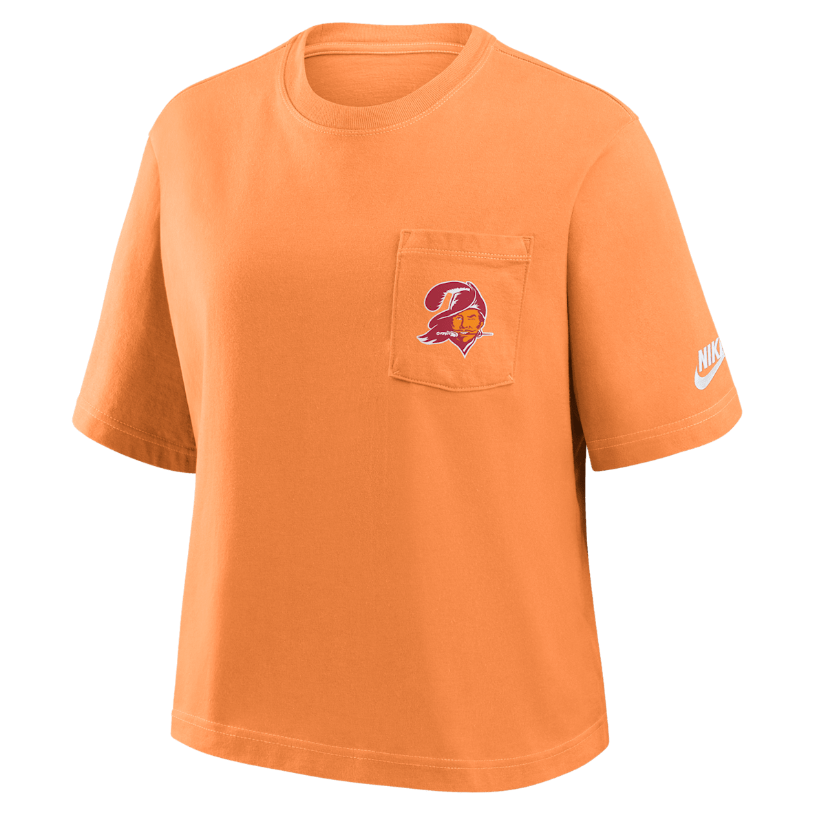 Tampa Bay Buccaneers Rewind Pocket Boxy Tampa Bay Buccaneers Rewind Pocket Boxy Women's Nike NFL T-Shirt