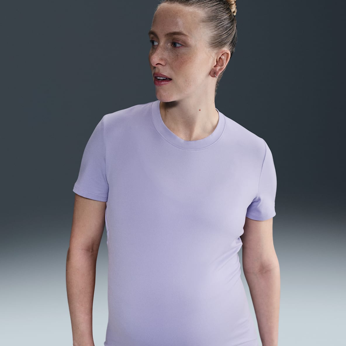 Nike (M) One Women's Dri-FIT Slim-Fit Short-Sleeve Top (Maternity)