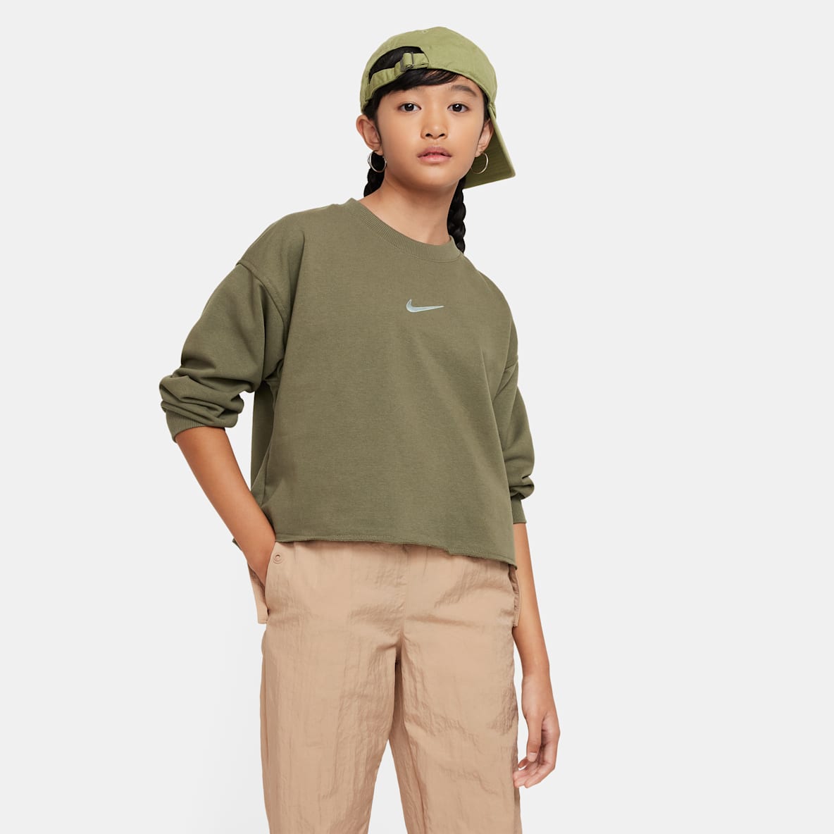 ナイキ スポーツウェア ナイキ スポーツウェア ジュニア (ガールズ) Dri-FIT クルーネック スウェットシャツ