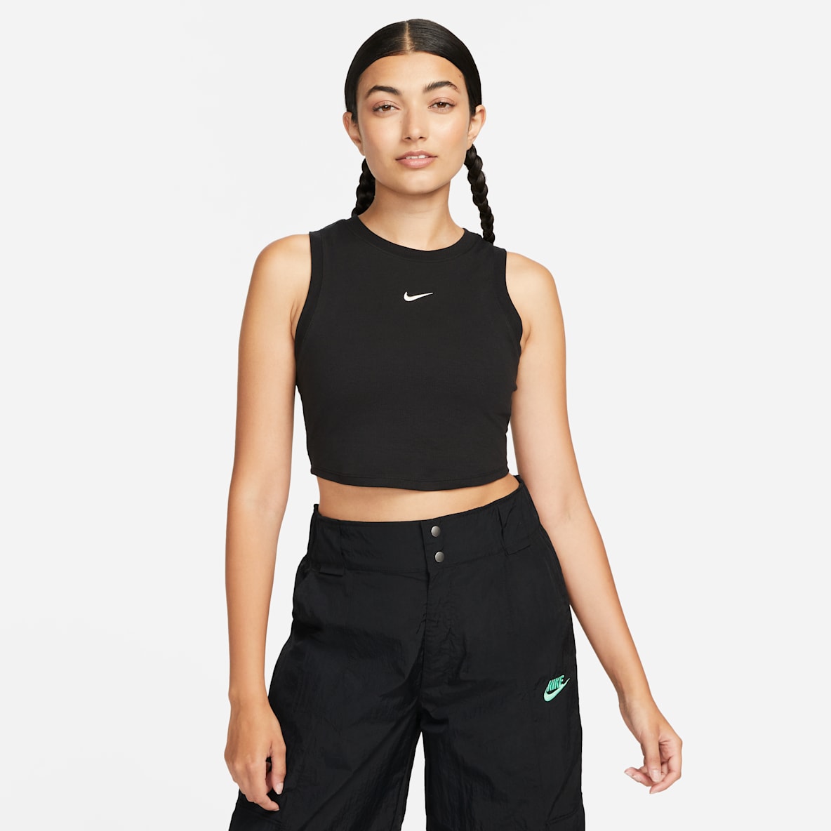 Nike Sportswear Chill Knit Nike Sportswear Chill Knit Canotta corta e aderente a mini costine – Donna