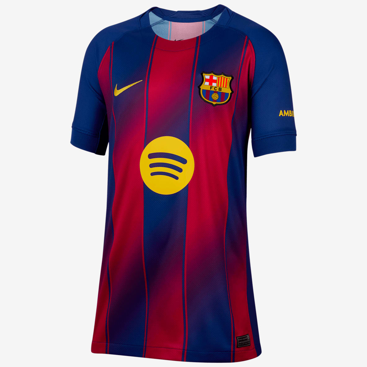 Robert Lewandowski Barcelona 2025/26 Stadium Home Big Kids' Nike Dri-FIT Soccer Jersey