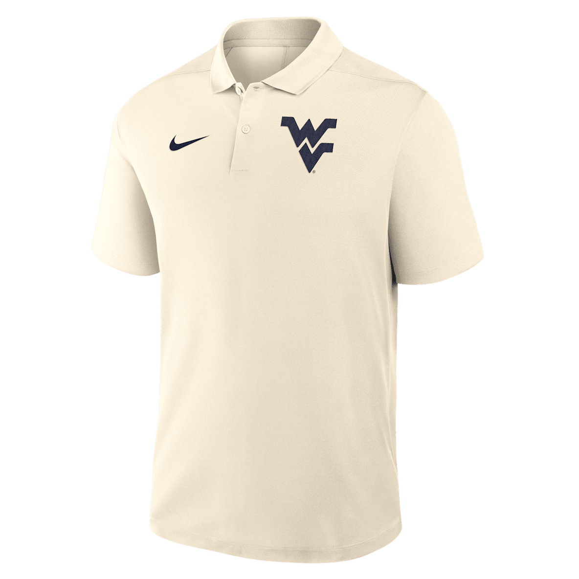 West Virginia Victory Primary Logo Men's Nike Dri-FIT College Polo