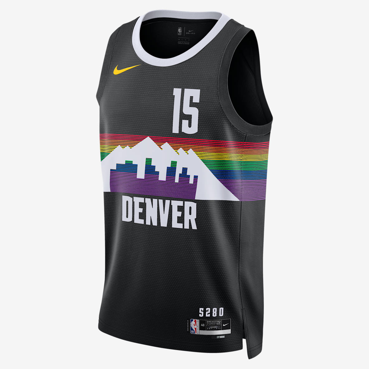 Nikola Jokić Denver Nuggets City Edition Nike NBA Swingman Trikot für Herren