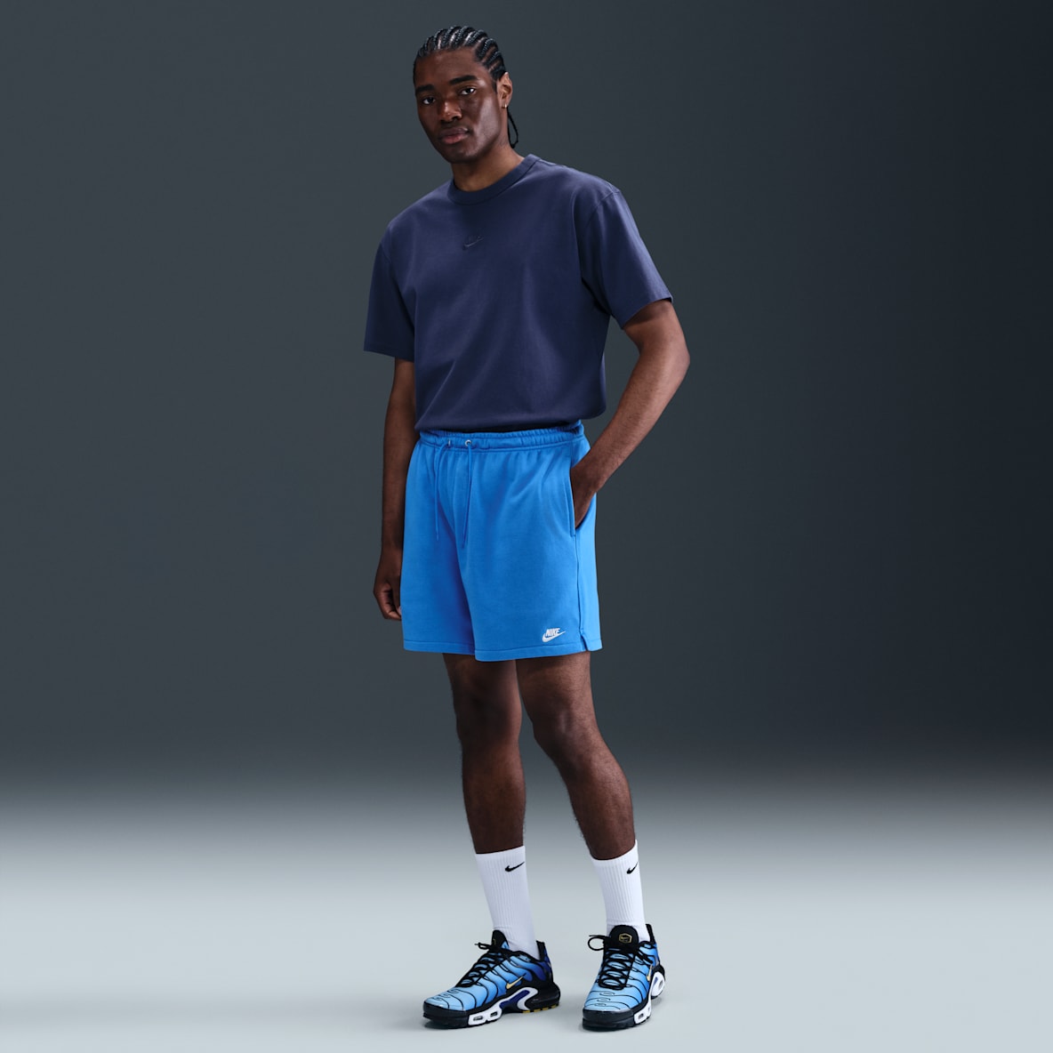 Nike Club Nike Club Męskie luźne spodenki z dzianiny dresowej