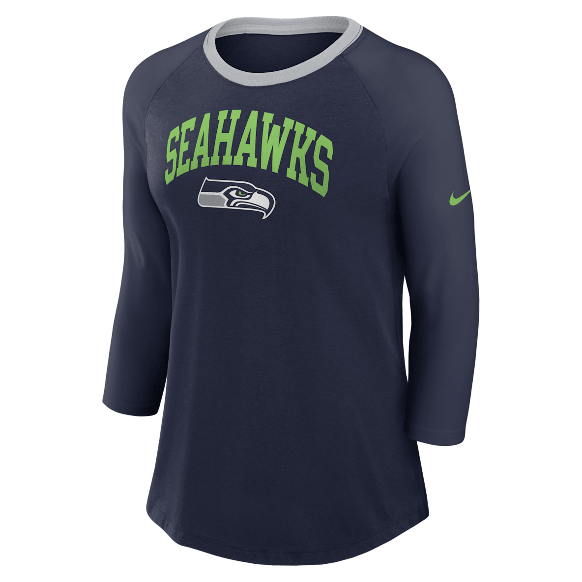 Seattle Seahawks Seattle Seahawks Women's Nike NFL 3/4-Sleeve T-Shirt
