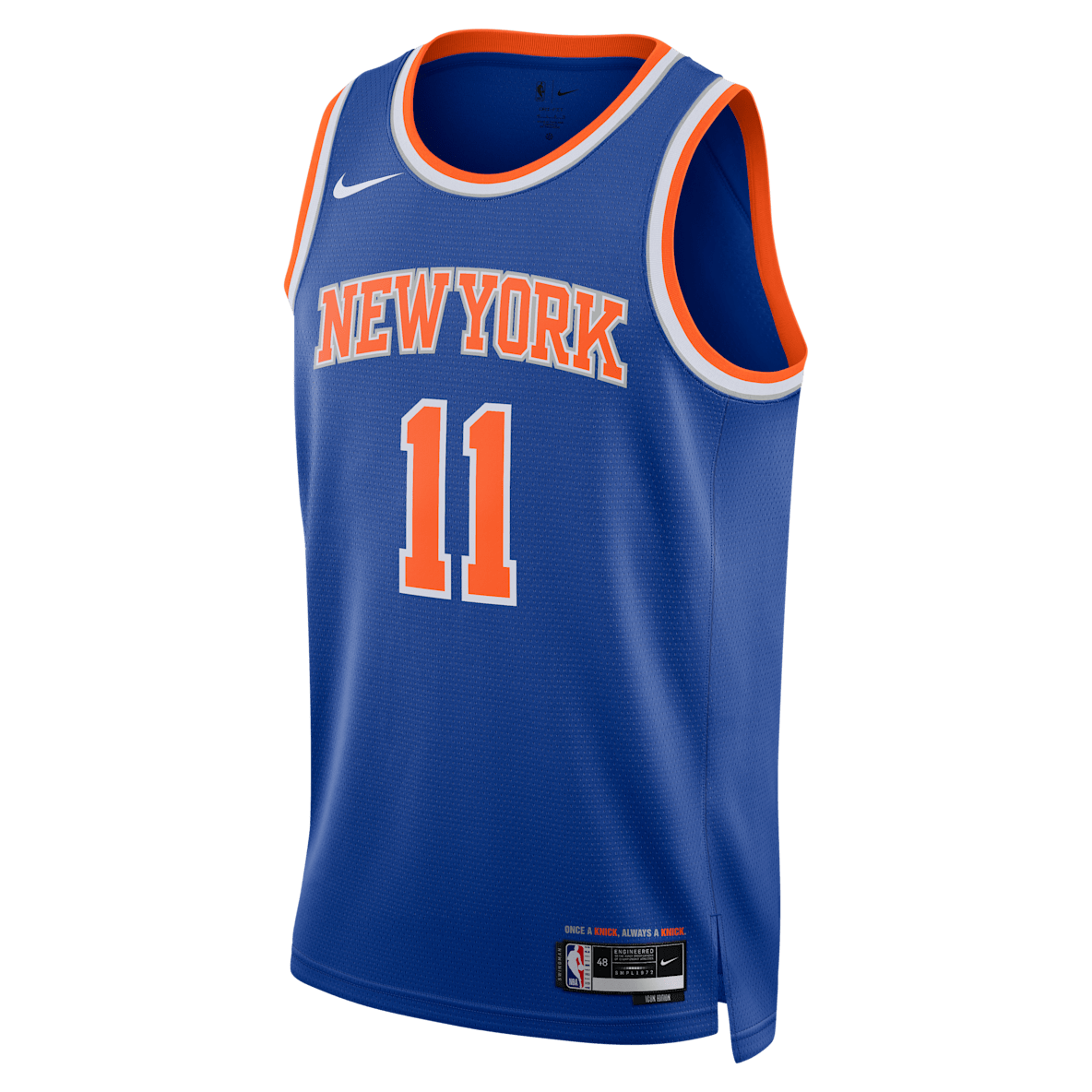 New York Knicks Icon Edition New York Knicks Icon Edition Jersey Nike Dri-FIT de la NBA Swingman para hombre