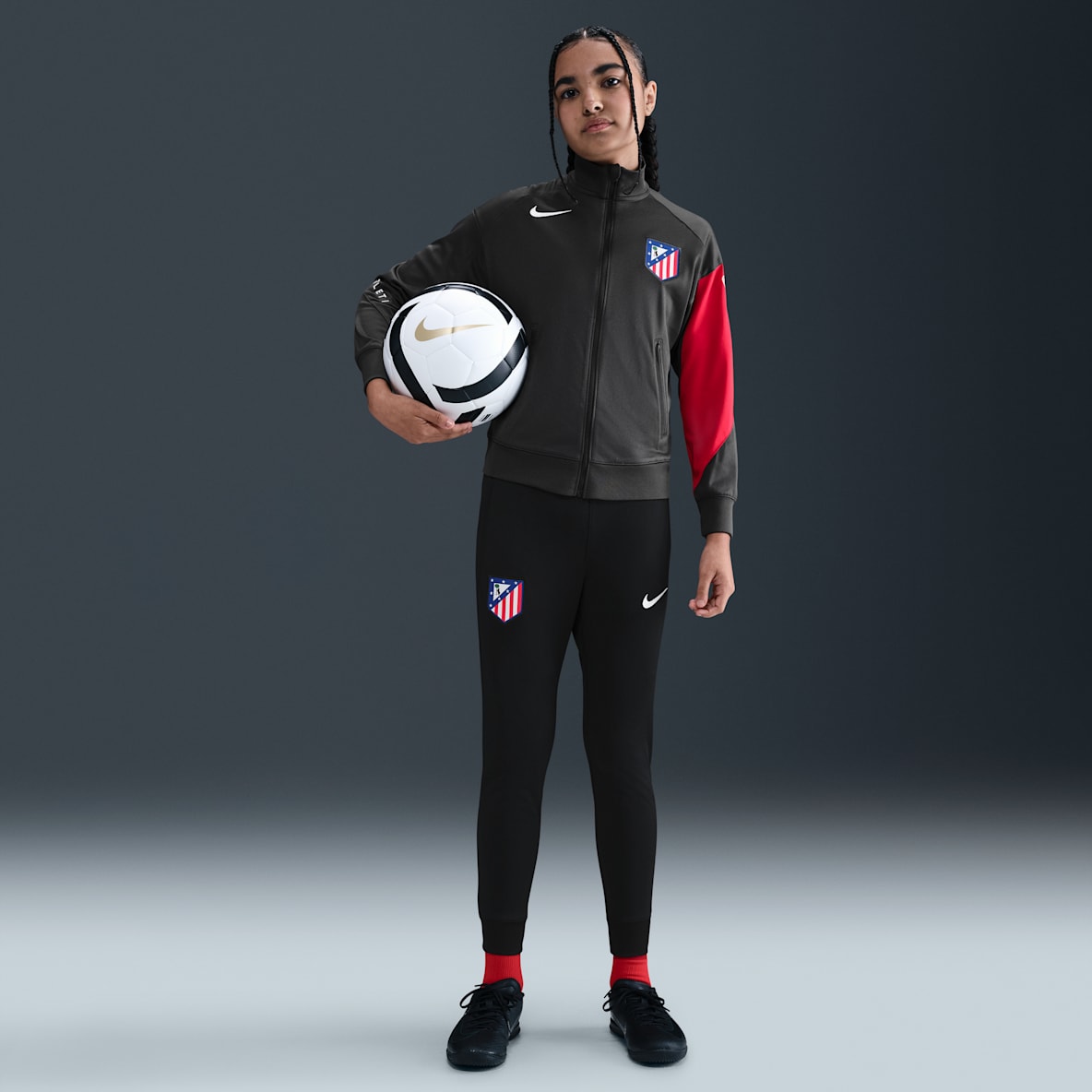 Atlético Madrid Strike 3e tenue Atlético Madrid Strike 3e tenue Survêtement de foot en maille Nike Dri-FIT Total 90 pour ado