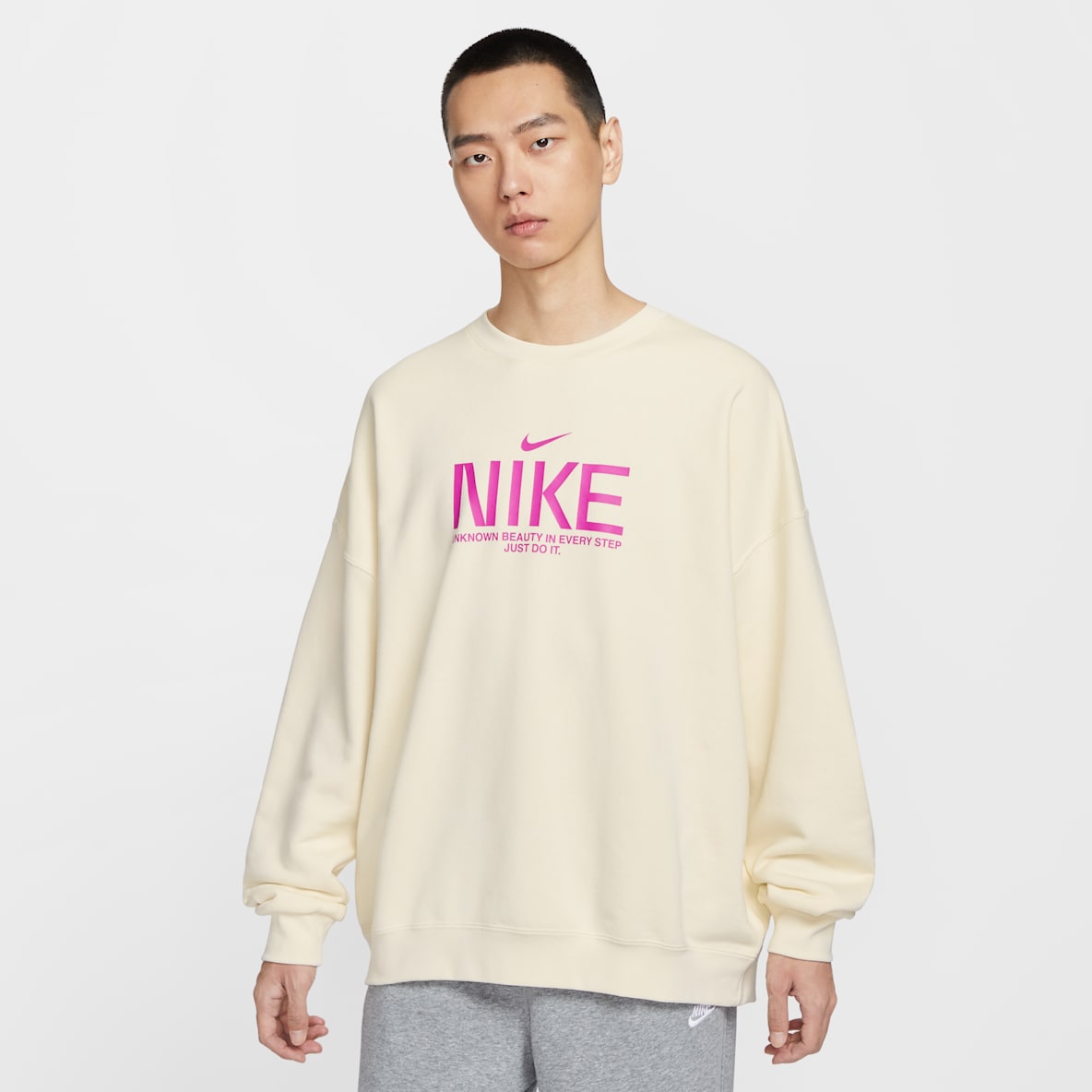 Nike スポーツウェア クラブ Nike スポーツウェア クラブ メンズ オーバーサイズド フレンチテリー クルーネック スウェットシャツ
