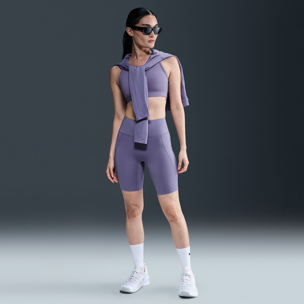 Nike Universa Nike Universa Women's High-Waisted 8" Biker Shorts with No Front Seam