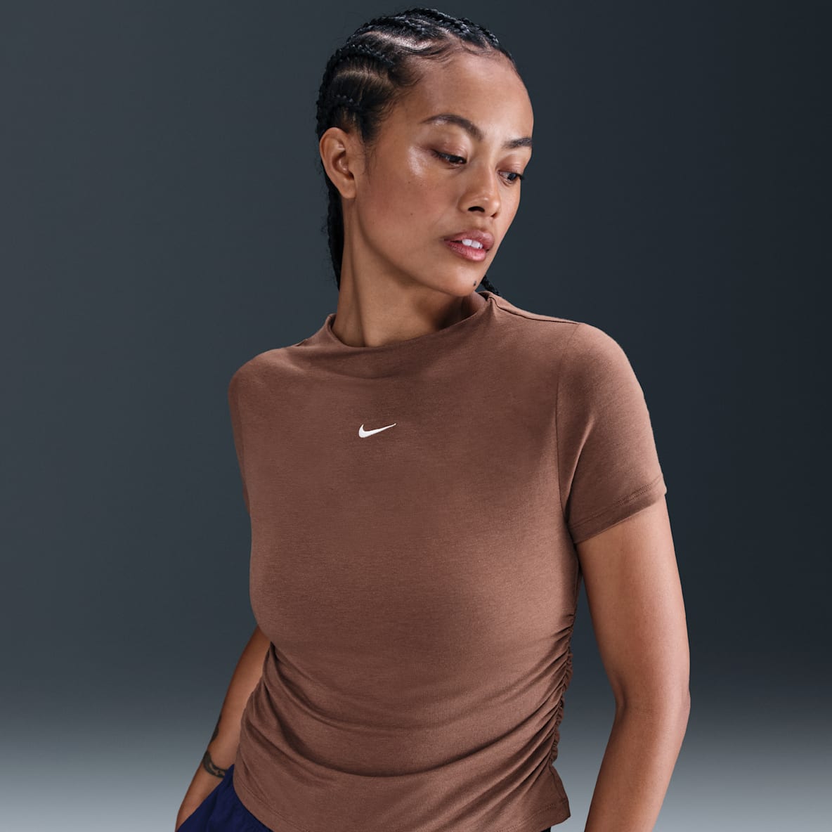 Nike Sportswear Chill Knit Women's Tight Short-Sleeve Mock-Neck Top