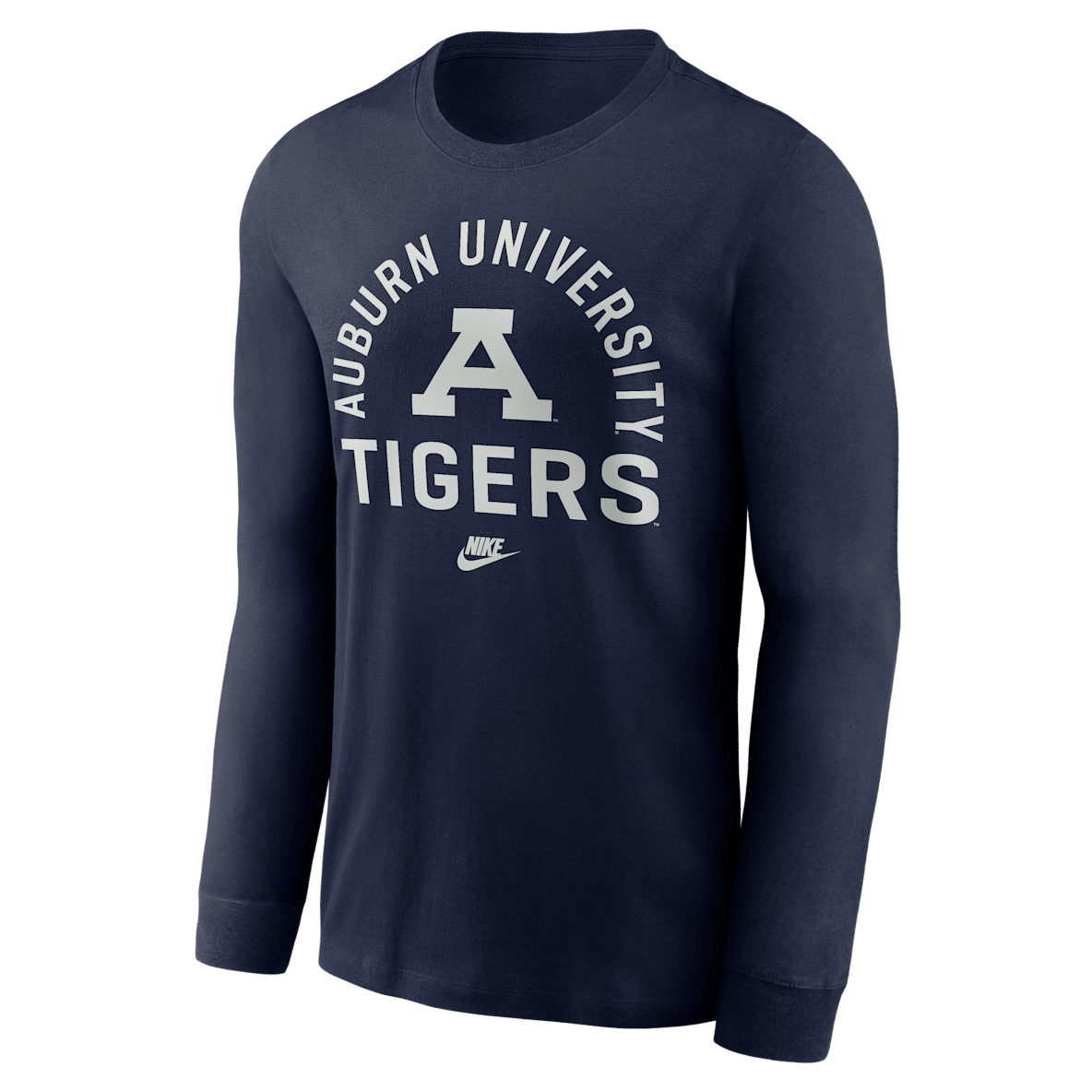 Auburn Legacy Arched Logo Men's Nike College Long-Sleeve T-Shirt