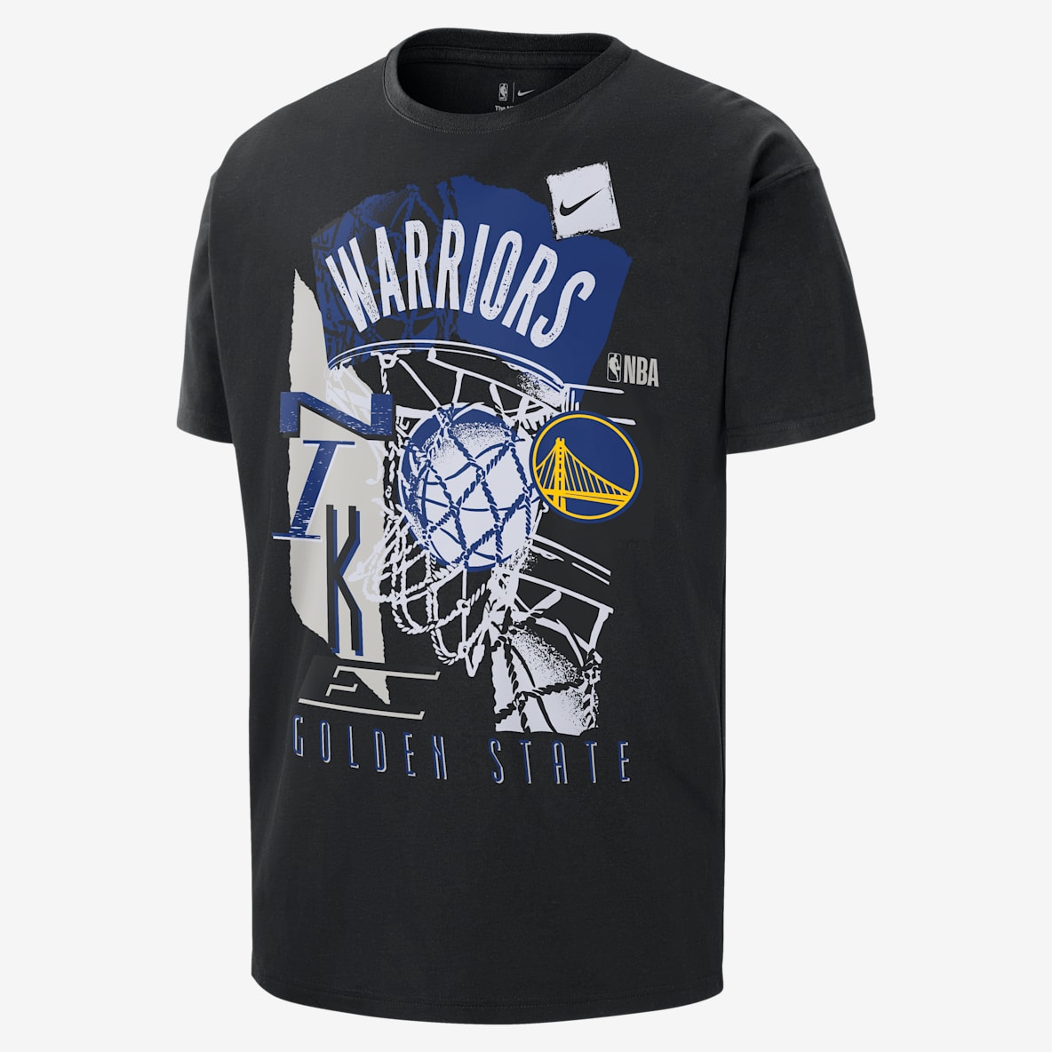 Golden State Warriors Courtside Golden State Warriors Courtside Men's Nike NBA Vintage T-Shirt