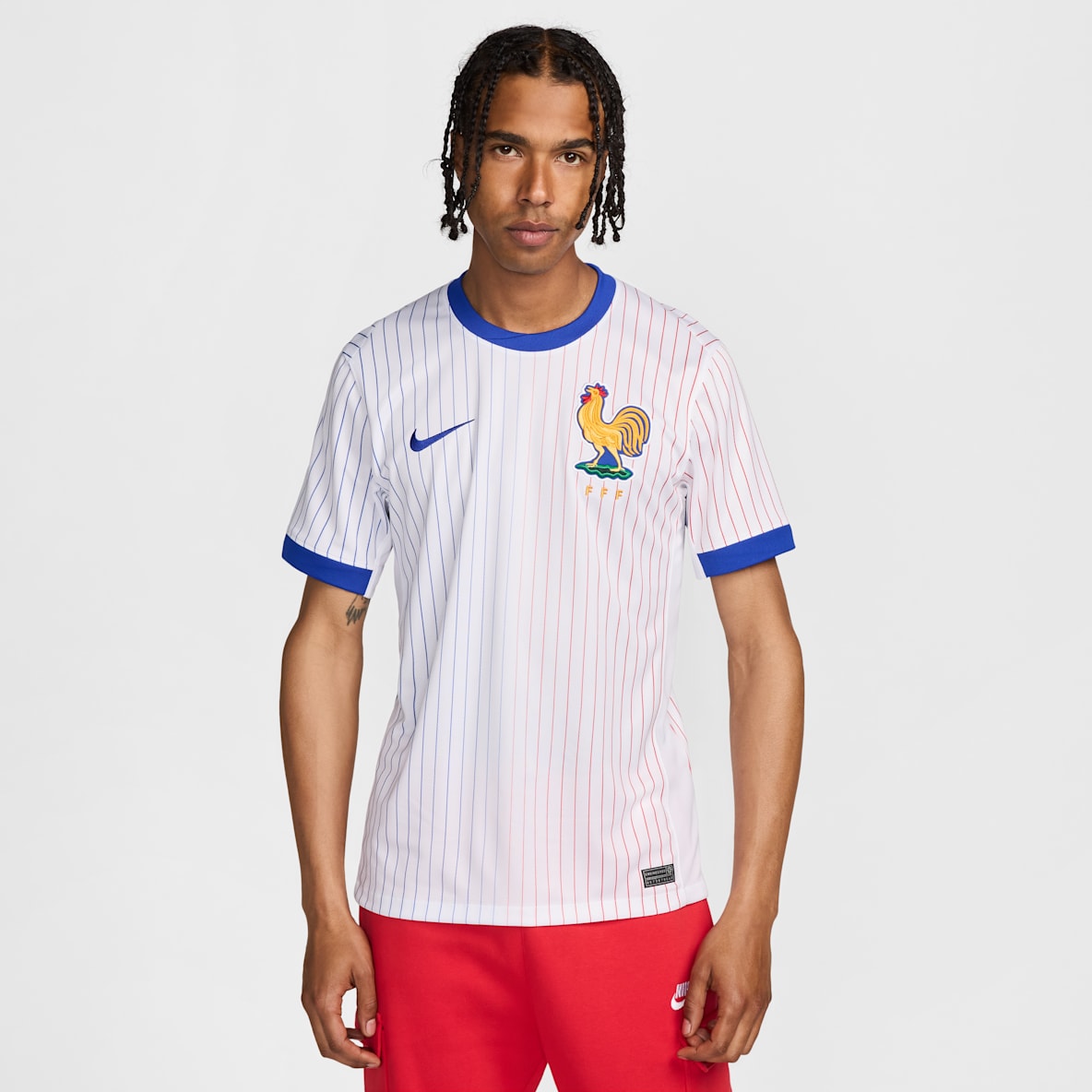 FFF (dameselftal) 2024/25 Stadium Uit Nike Dri-FIT replica voetbalshirt voor heren
